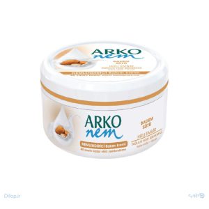 کرم مرطوب کننده دست شیر و بادام Arko nem حجم 300 میل