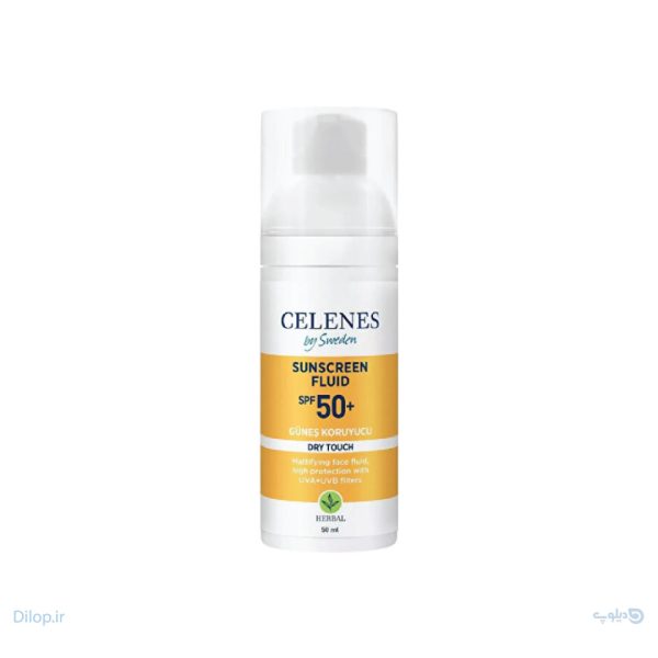 فلویید ضدآفتاب سلنس بی رنگ مناسب انواع پوست CELENES SPF50